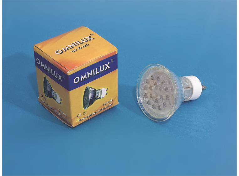 Omnilux GU-10 230V 18 LED UV activ